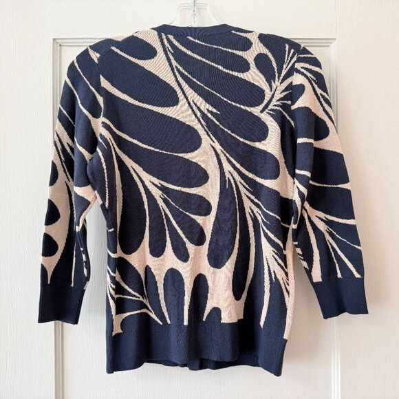 Ann Taylor | Leaf Petal 3/4 Sleeve Ann Cardigan - Picture 7 of 12